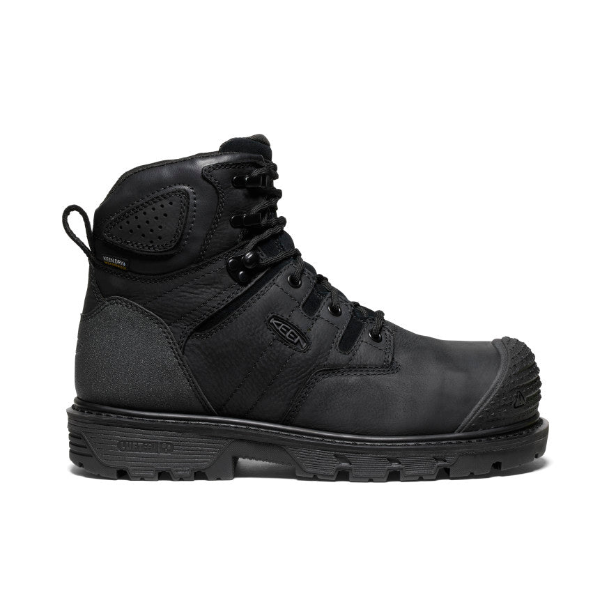 Men's Camden 6 Waterproof Boot (Carbon Toe) | Black/Black