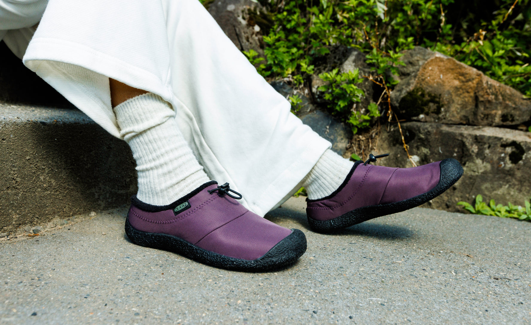 Women's Howser III Slide | Plum Perfect/Absinthe Green - Image 7