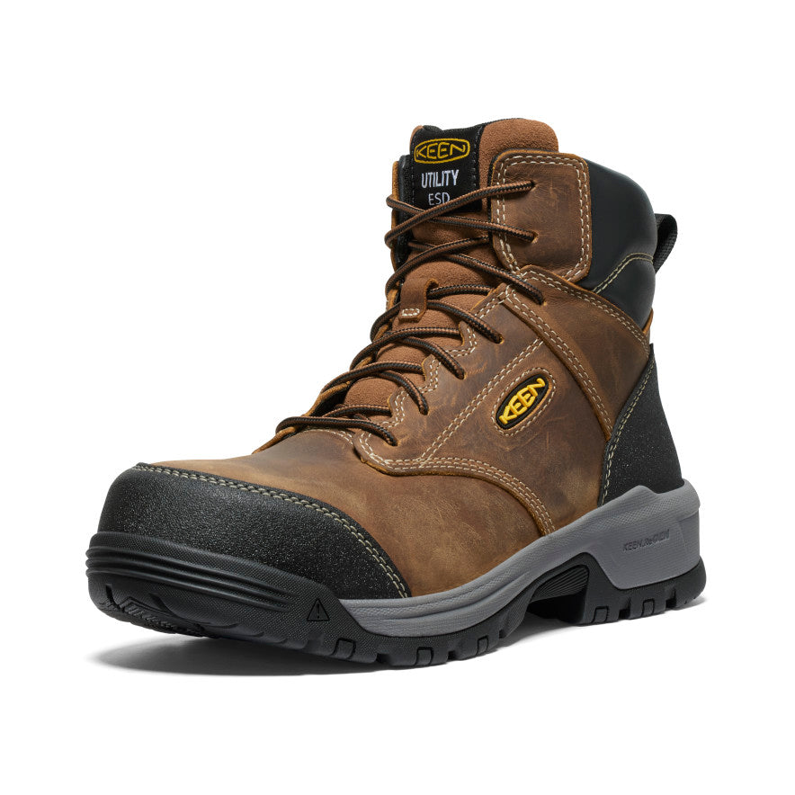 Men's Evanston 6 ESD Boot (Carbon Toe) | Bison/Black - Image 3