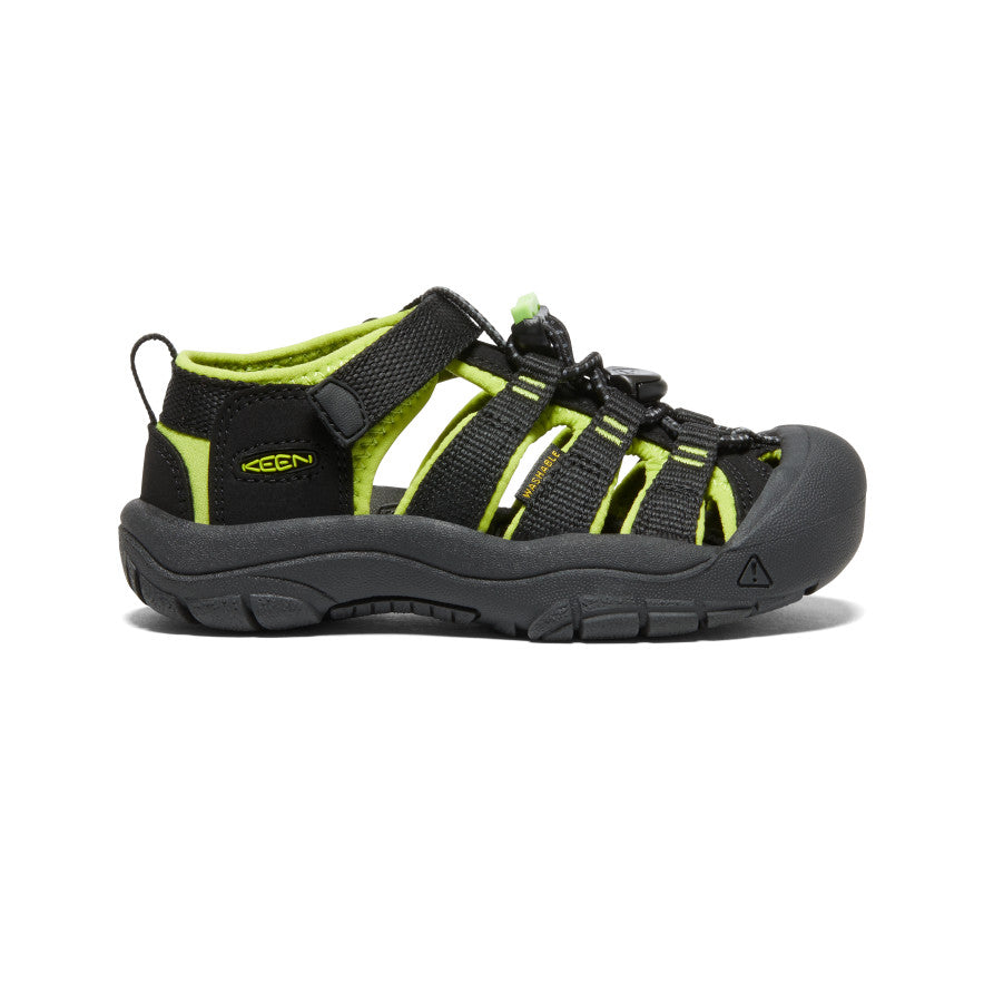 Little Kids' Newport H2 | Black/Lime Green