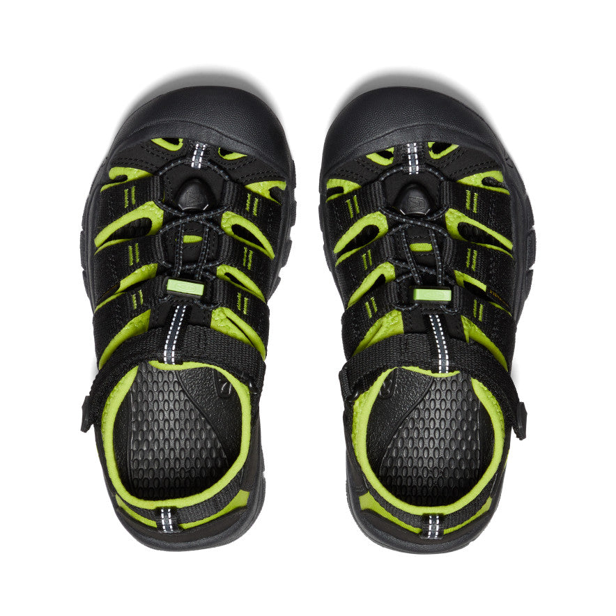 Big Kids' Newport H2 | Black/Lime Green - Image 4