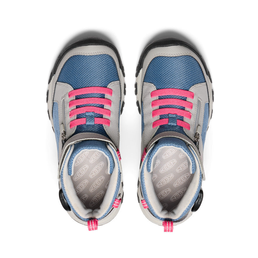 Big Kids' Targhee Boundless Hiking Boot | Alloy/Rouge Red - Image 4