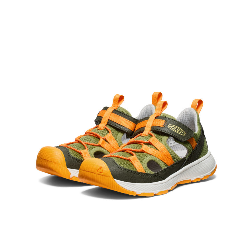 Big Kids' Motozoa Sandal | Forest Night/Bright Marigold - Image 3
