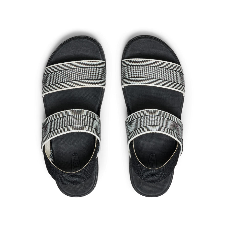 Women's Elle Backstrap Sandal | Black/Star White - Image 4