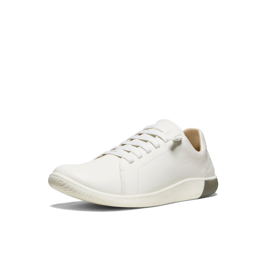 Men's KNX Leather Sneaker | Star White/Star White - Image 3