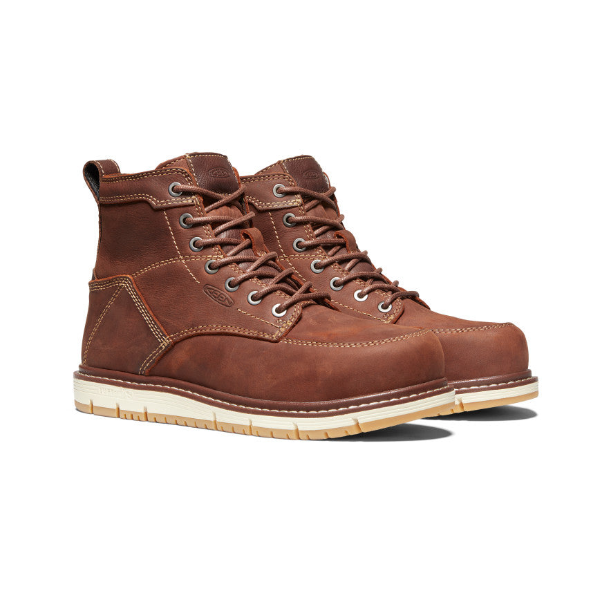 Women's San Jose 6 Boot (Aluminum Toe) | Gingerbread/Gum - Image 2