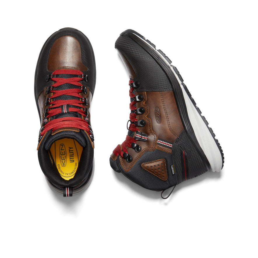 Men's Red Hook Waterproof Boot (Soft Toe) | Tobacco/Black - Image 4