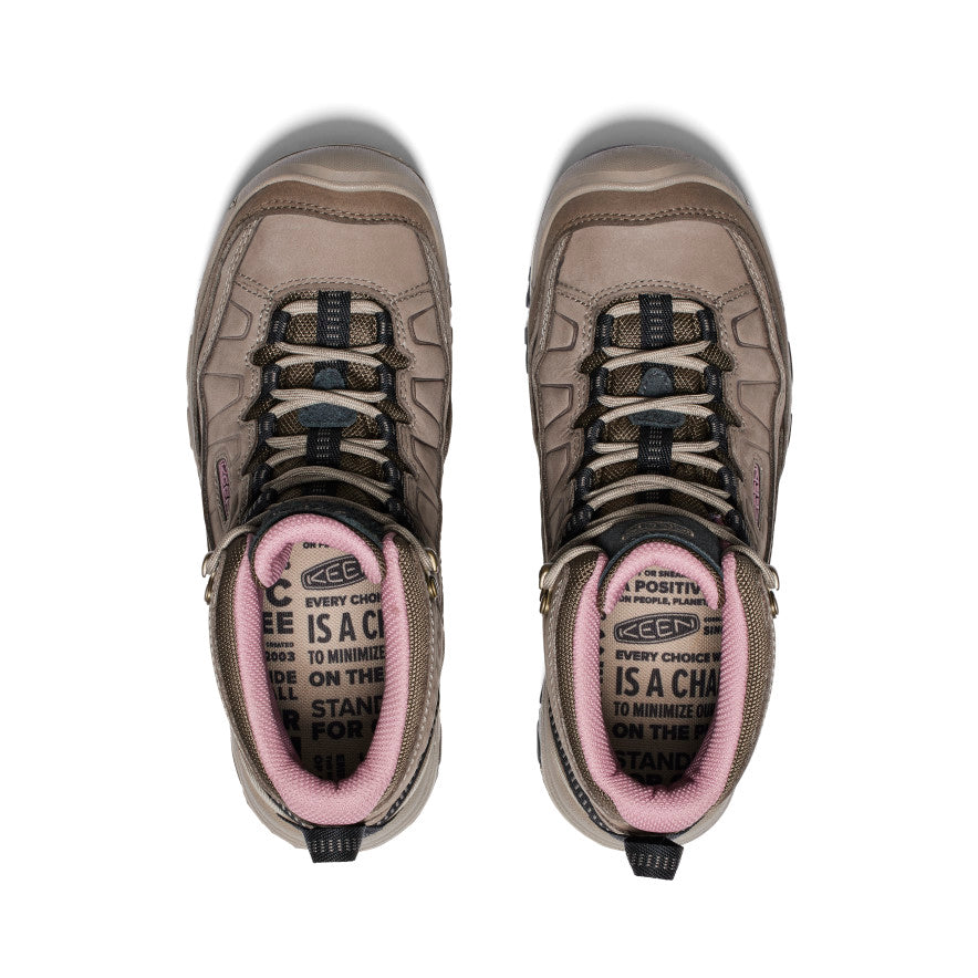 Women's Targhee IV Waterproof Hiking Boot | Brindle/Nostalgia Rose - Image 4