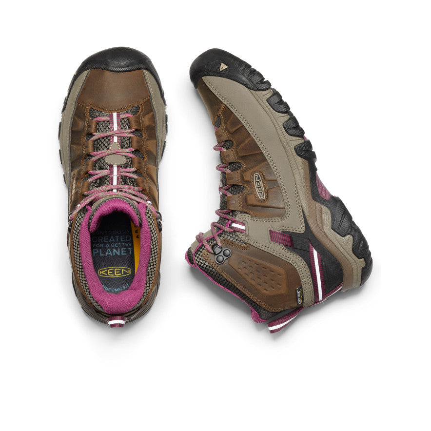 Women's Targhee III Waterproof Mid | Weiss/Boysenberry - Image 4