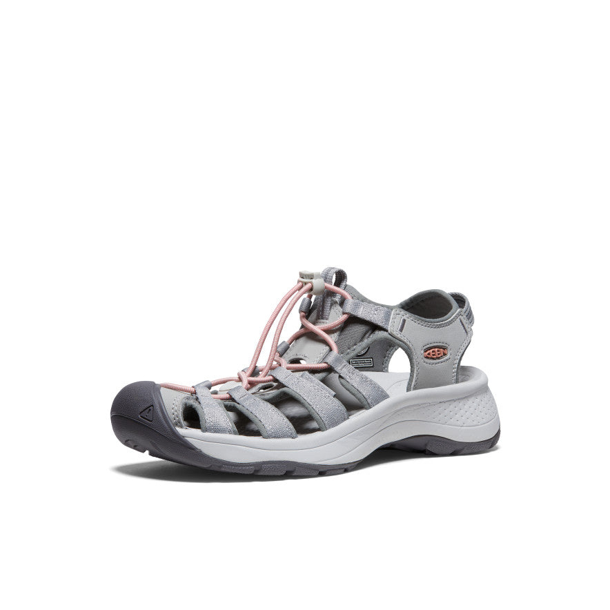 Women's Astoria West Sandal | Grey/Coral - Image 3