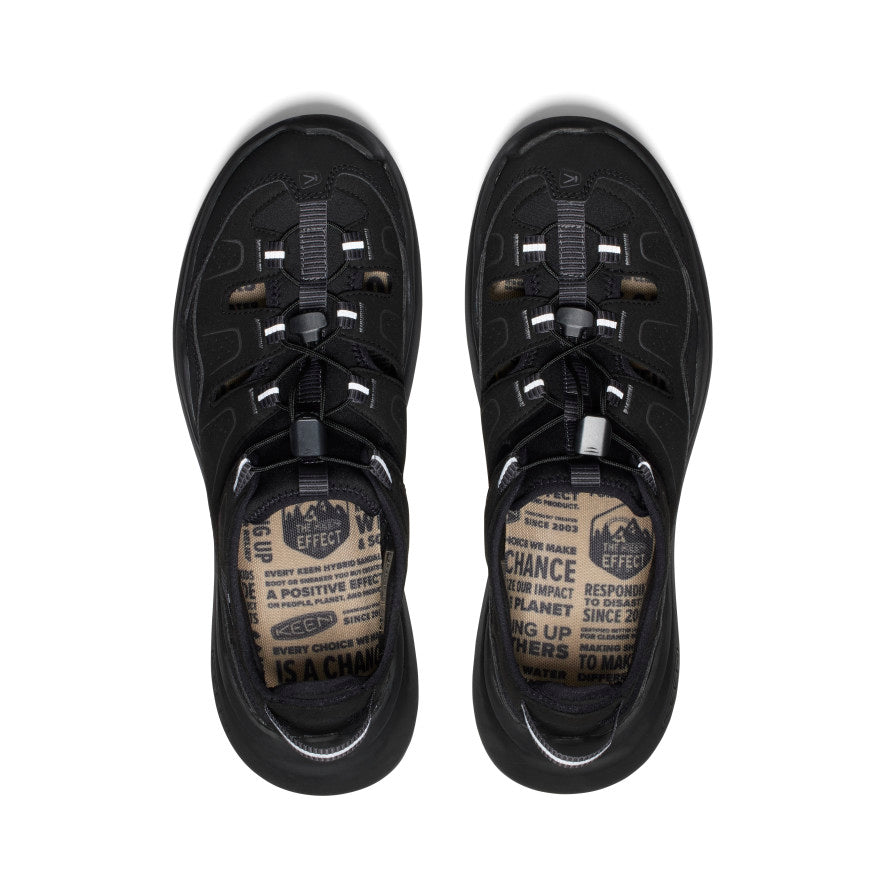 Men's WK450 Walking Sandal | Black/Black - Image 4