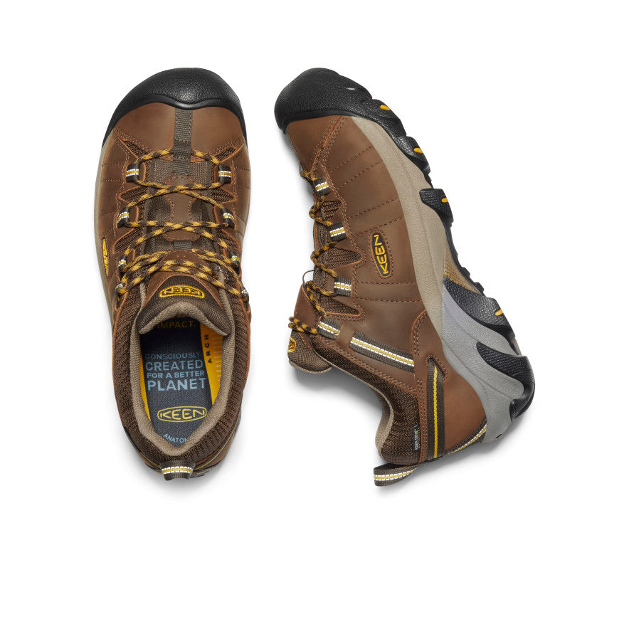 Men's Targhee II Waterproof | Cascade Brown/Golden Yellow - Image 4