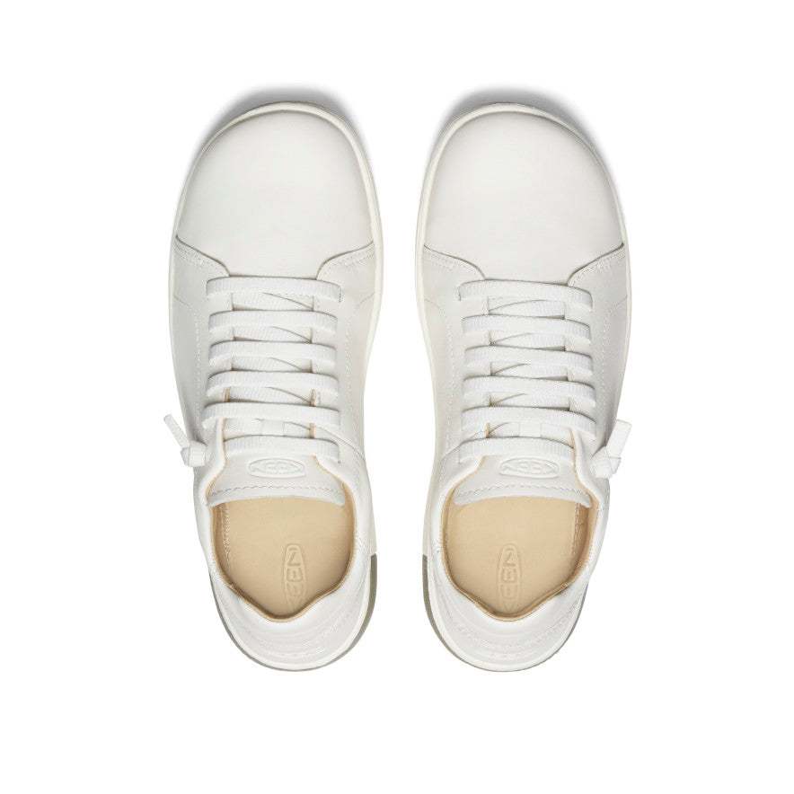 Men's KNX Leather Sneaker | Star White/Star White - Image 4