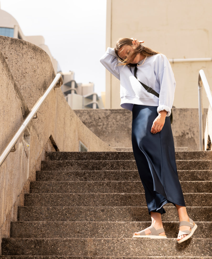 Women's Elle Backstrap Sandal | Brindle/Birch - Image 9