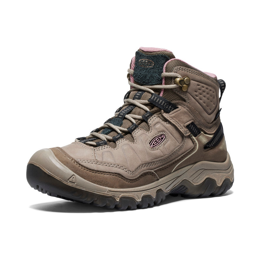Women's Targhee IV Waterproof Hiking Boot | Brindle/Nostalgia Rose - Image 3