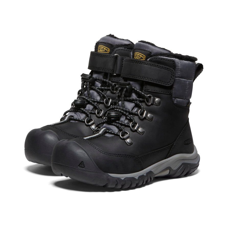 Little Kids' Kanibou Waterproof Winter Boot | Black/Magnet - Image 2
