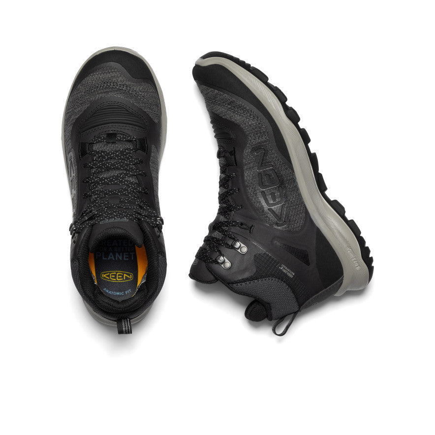 Women's Terradora Flex Waterproof Hiking Boot | Black/Steel Grey - Image 4