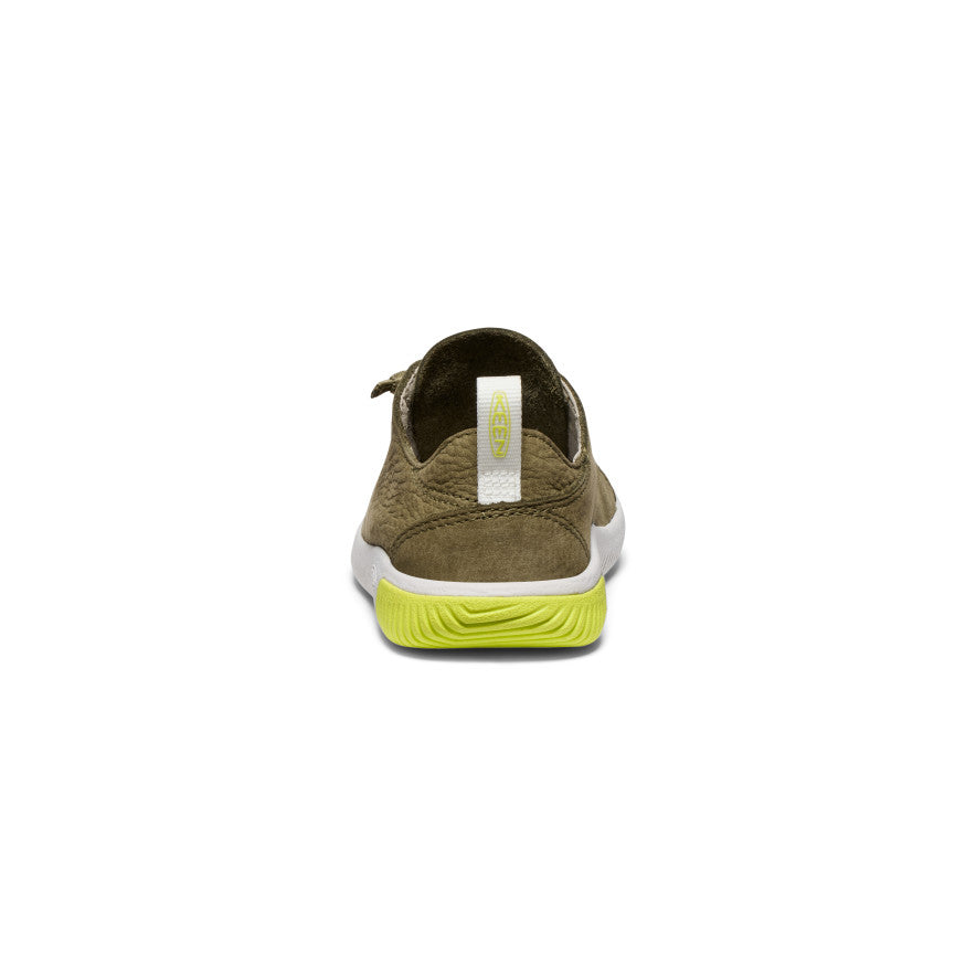 Little Kids' KNX Leather Sneaker | Martini Olive/Evening Primrose - Image 6