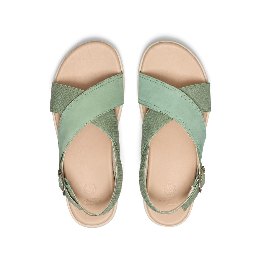 Women's Elle Luxe Backstrap Sandal | Granite Green/Granite Green - Image 4