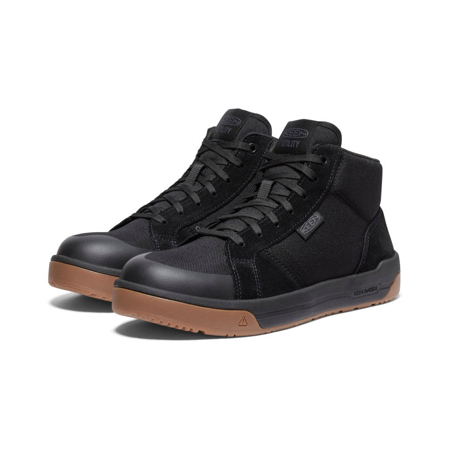 Men's Kenton Mid Work Shoe (Carbon Toe) | Black/Gum - Image 2