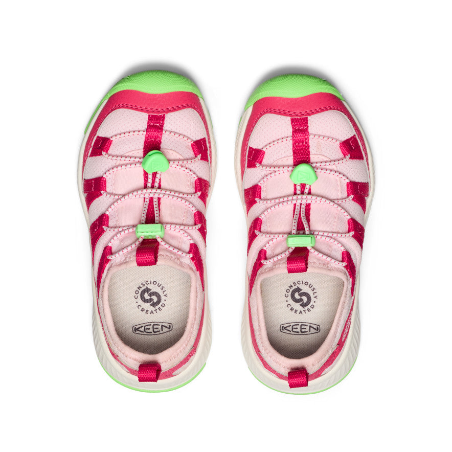 Little Kids' Motozoa Sneaker | Raspberry/Summer Green - Image 5