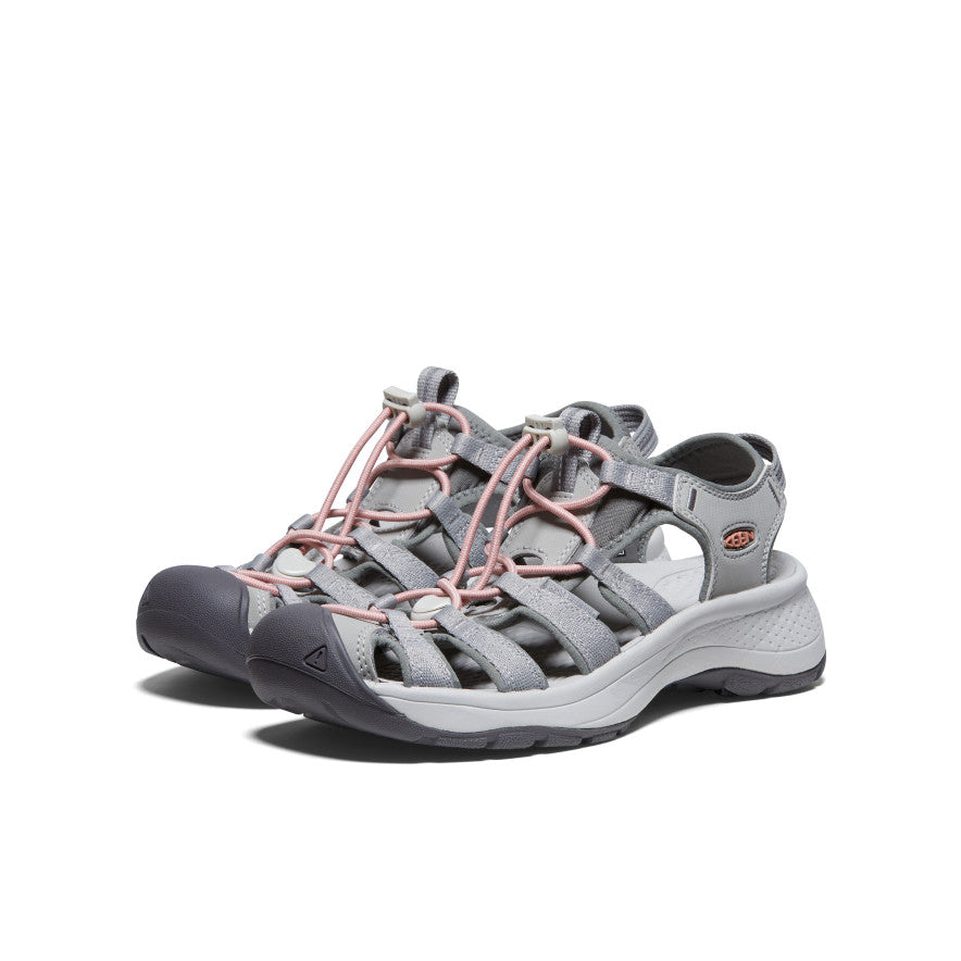 Women's Astoria West Sandal | Grey/Coral - Image 2