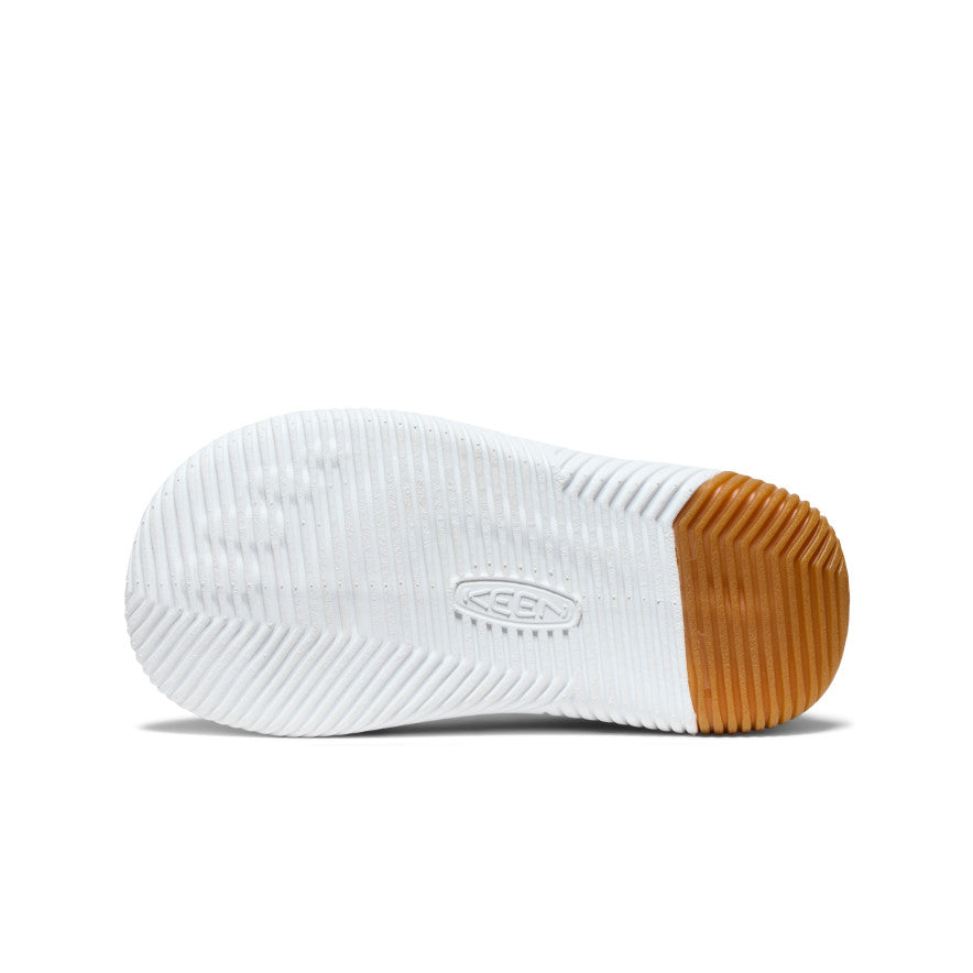 Little Kids' KNX Leather Sneaker | Gold Flame/Star White - Image 5