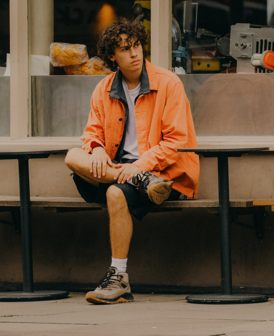 Men's Hightrail Waterproof Hiking Boot | Forest Night/Gold Flame - Image 9